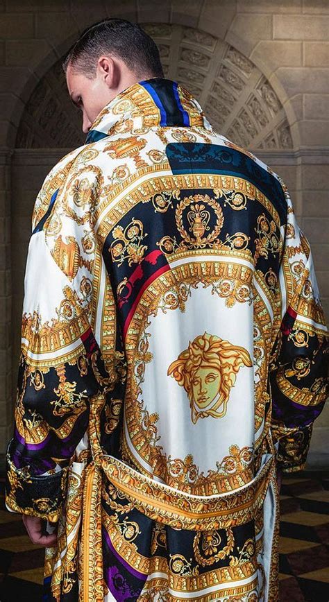 replica versace mens clothes|Versace knock off robes.